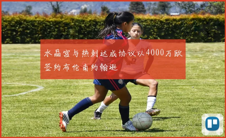 水晶宫与热刺达成协议以4000万欧签约布伦南约翰逊